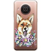 Прозрачный чехол BoxFace Nokia X20 Winking Fox