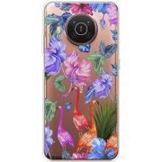 Прозрачный чехол BoxFace Nokia X20 Flamingo