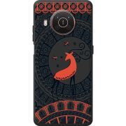 Черный чехол BoxFace Nokia X20 Ornament