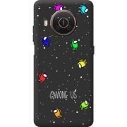 Черный чехол BoxFace Nokia X20 Among Us Invisible