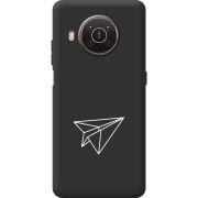 Черный чехол BoxFace Nokia X20 Paper Plane