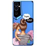 Прозрачный чехол BoxFace Tecno POVA Neo 2 Super Mama and Daughter