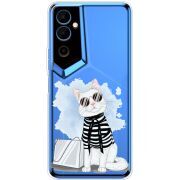 Прозрачный чехол BoxFace Tecno POVA Neo 2 Cat Style
