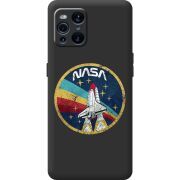 Черный чехол BoxFace OPPO Find X3 Pro NASA