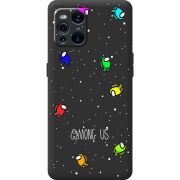 Черный чехол BoxFace OPPO Find X3 Pro Among Us Invisible