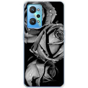 Чехол BoxFace Realme GT Neo 2 Black and White Roses