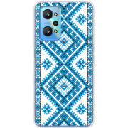 Чехол BoxFace Realme GT Neo 2 Блакитний Орнамент