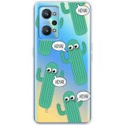 Прозрачный чехол BoxFace Realme GT Neo 2 с 3D-глазками HIYA