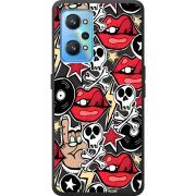 Черный чехол BoxFace Realme GT Neo 2 Rock Graffiti