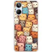 Чехол BoxFace Realme 10 4G Котики муркотики