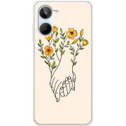 Чехол BoxFace Realme 10 4G Flower Hands