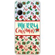 Прозрачный чехол BoxFace Realme 10 4G Vintage Christmas Pattern