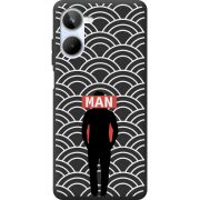Черный чехол BoxFace Realme 10 4G Man Pattern