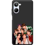 Черный чехол BoxFace Realme 10 4G BTS