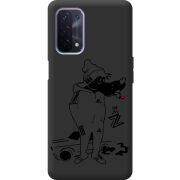 Черный чехол BoxFace OPPO A54 5G 