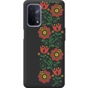 Черный чехол BoxFace OPPO A74 5G Ethno