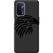 Черный чехол BoxFace OPPO A74 5G Eagle