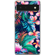 Чехол BoxFace Google Pixel 6 flowers in the tropics