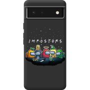 Черный чехол BoxFace Google Pixel 6 Among Us Impostors