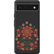 Черный чехол BoxFace Google Pixel 6 Ukrainian Ornament