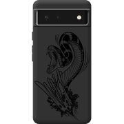 Черный чехол BoxFace Google Pixel 6 Snake