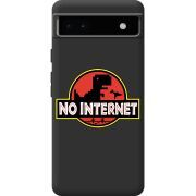 Черный чехол BoxFace Google Pixel 6A No Internet
