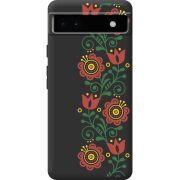 Черный чехол BoxFace Google Pixel 6A Ethno