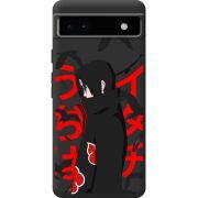 Черный чехол BoxFace Google Pixel 6A Учиха Итачи