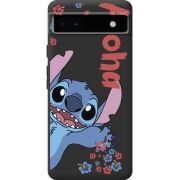 Черный чехол BoxFace Google Pixel 6A Гавайський гість Stich