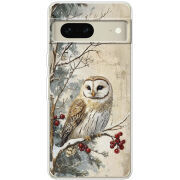 Чехол BoxFace Google Pixel 7 Christmas Owl