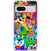Чехол BoxFace Google Pixel 7A friends brawl stars