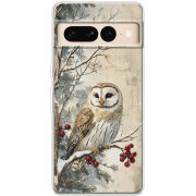 Чехол BoxFace Google Pixel 7 Pro Christmas Owl