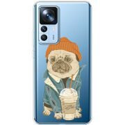 Прозрачный чехол BoxFace Xiaomi 12T / 12T Pro Dog Coffeeman