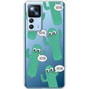 Прозрачный чехол BoxFace Xiaomi 12T / 12T Pro с 3D-глазками HIYA