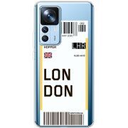 Прозрачный чехол BoxFace Xiaomi 12T / 12T Pro Ticket London