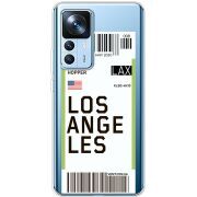 Прозрачный чехол BoxFace Xiaomi 12T / 12T Pro Ticket Los Angeles