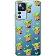 Прозрачный чехол BoxFace Xiaomi 12T / 12T Pro Pattern Baby Yoda