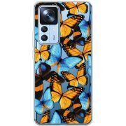 Прозрачный чехол BoxFace Xiaomi 12T / 12T Pro Butterfly Morpho