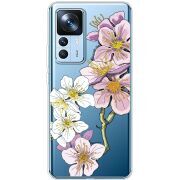 Прозрачный чехол BoxFace Xiaomi 12T / 12T Pro Cherry Blossom