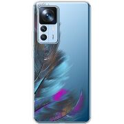 Прозрачный чехол BoxFace Xiaomi 12T / 12T Pro Feathers