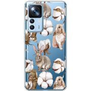 Прозрачный чехол BoxFace Xiaomi 12T / 12T Pro Cotton and Rabbits