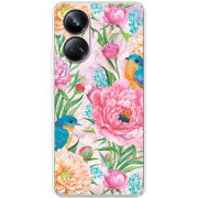 Чехол BoxFace Realme 10 Pro Plus Birds in Flowers