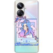 Прозрачный чехол BoxFace Realme 10 Pro Plus The Sakuras Will Cry For You