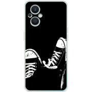 Чехол BoxFace OPPO Reno 7 Lite 5G Black Sneakers