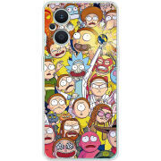Чехол BoxFace OPPO Reno 7 Lite 5G Rick and Morty