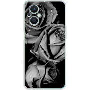 Чехол BoxFace OPPO Reno 7 Lite 5G Black and White Roses