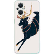 Чехол BoxFace OPPO Reno 7 Lite 5G Black Deer