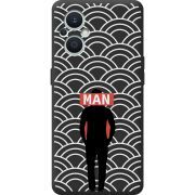 Черный чехол BoxFace OPPO Reno 7 Lite 5G Man Pattern
