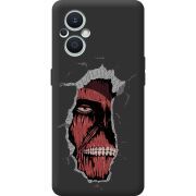 Черный чехол BoxFace OPPO Reno 7 Lite 5G Нападение на Титана