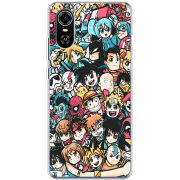 Чехол BoxFace ZTE Blade A31 Plus Anime Stickers